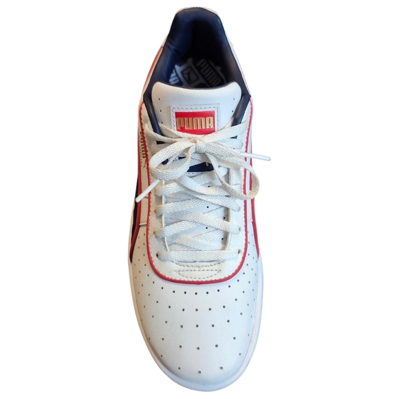 Puma Kids Sneakers - White and Navy - Picture 7 of 15
